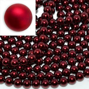Хрустальный жемчуг Preciosa Pearl Round MAXIMA Bordeaux