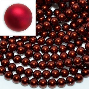 Хрустальный жемчуг Preciosa Pearl Round MAXIMA Dark Copper