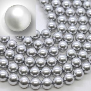 Хрустальный жемчуг Preciosa Pearl Round MAXIMA Light Grey