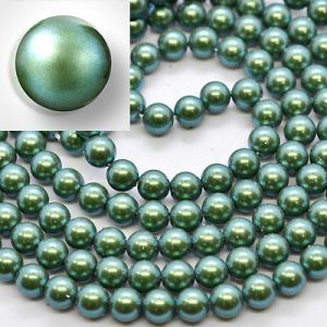 Хрустальный жемчуг Preciosa Pearl Round MAXIMA Pearlescent Green