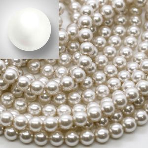 Хрустальный жемчуг Preciosa Pearl Round MAXIMA White Хрустальный жемчуг Preciosa Pearl Round MAXIMA White
