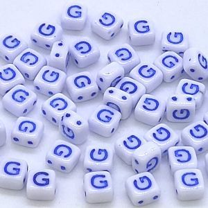 Бусина 2 Holes Square G, цвет синий, 6х6 мм Бусина 2 Holes Square G, цвет синий, 6х6 мм