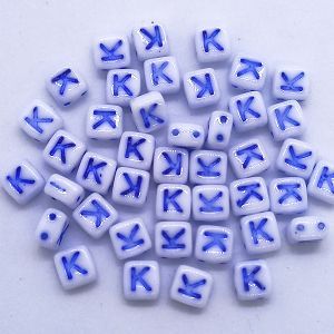 Бусина 2 Holes Square K, цет синий, 6х6 мм Бусина 2 Holes Square K, цет синий, 6х6 мм