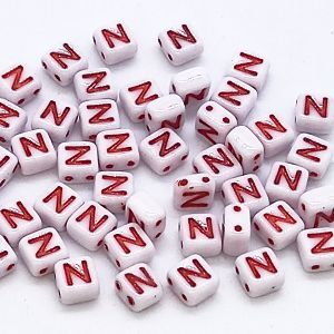Бусина 2 Holes Square N, цвет красный, 6х6 мм Бусина 2 Holes Square N, цвет красный, 6х6 мм