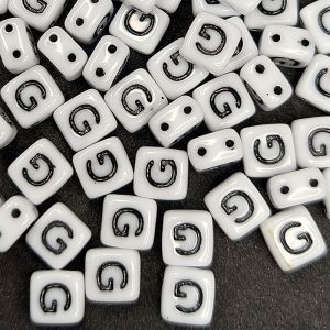 Бусина 2 Holes Square G, цвет чёрный, 6х6 мм Бусина 2 Holes Square G, цвет чёрный, 6х6 мм