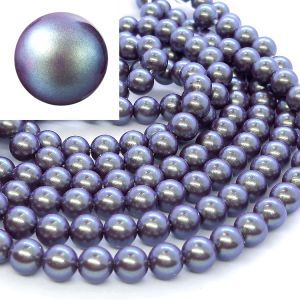 Хрустальный жемчуг Preciosa Pearl Round MAXIMA GEM Pearlescent Violet