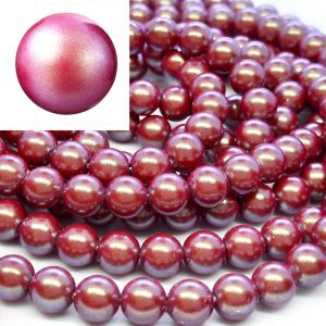 Хрустальный жемчуг Preciosa Pearl Round MAXIMA GEM Pearlescent Red