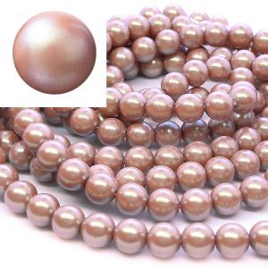 Хрустальный жемчуг Preciosa Pearl Round MAXIMA GEM Pearlescent Pink Хрустальный жемчуг Preciosa Pearl Round MAXIMA GEM Pearlescent Pink