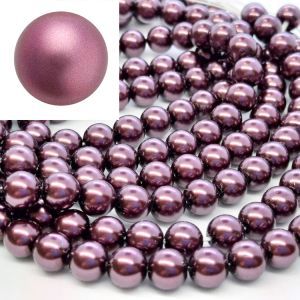 Хрустальный жемчуг Preciosa Pearl Round MAXIMA GEM Lt. Burgundy