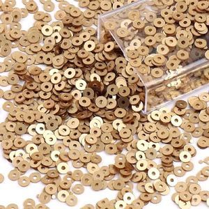 Пайетки плоские 0035, Golden, (2 мм) Пайетки плоские 0035, Golden, (2 мм)