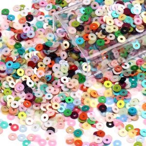Пайетки плоские 0045, Mix-Randomly, (2 мм) Пайетки плоские 0045, Mix-Randomly, (2 мм)