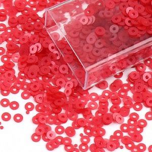 Пайетки плоские 0050, Red, (2 мм) Пайетки плоские 0050, Red, (2 мм)