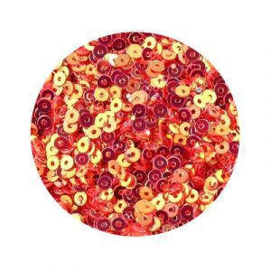 Пайетки плоские 0002, Glitter Red, (2 мм)