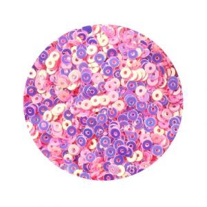Пайетки плоские 0008, Glitter-Dark-Pink, (2 мм)