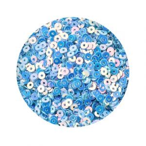 Пайетки плоские 0009, Glitter-Light-Blue, (2 мм)