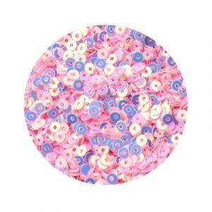 Пайетки плоские 0011, Glitter-Light-Pink, (2 мм)