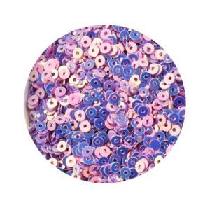 Пайетки плоские 0012, Glitter-Light-Purple, (2 мм)