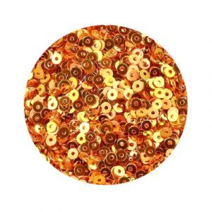 Пайетки плоские 0015, Glitter-Orange, (2 мм)