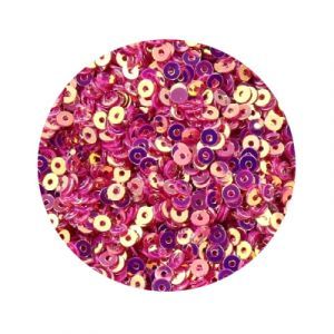 Пайетки плоские 0016, Glitter-Rose, (2 мм)