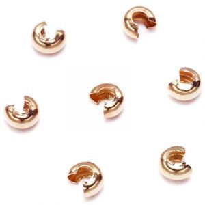 Обжимные бусины (кримпы), KC Gold Обжимные бусины (кримпы), KC Gold