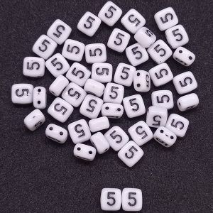 Бусина 2 Holes Square, цифра 5, цвет чёрный, 6х6 мм Бусина 2 Holes Square, цифра 5, цвет чёрный, 6х6 мм