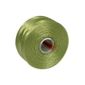 Нитки нейлоновые S-LON BEAD D (0.11 мм) CHARTRUESE