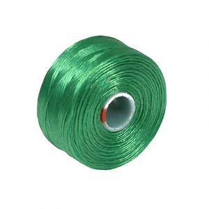 Нитки нейлоновые S-LON BEAD D (0.11 мм) GREEN #70063