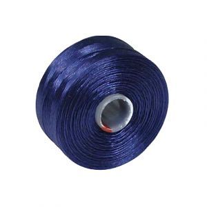 Нитки нейлоновые S-LON BEAD D (0.11 мм) ROYAL BLUE