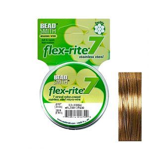 Ювелирный тросик FLEXRITE 7 STRAND 0.024 BRONZE 