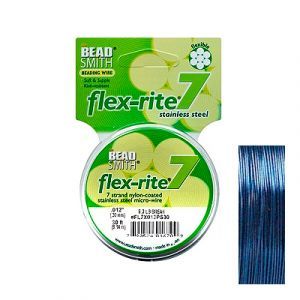 Ювелирный тросик FLEXRITE 7 STRAND 0.018 BLUE