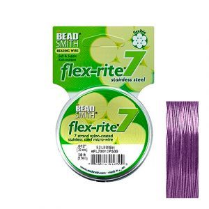 Ювелирный тросик flex-rite 7 STRAND 0.018 LAVENDER