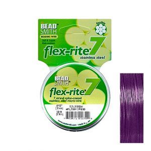 Ювелирный тросик flex-rite 7 STRAND 0.018 PURPLE