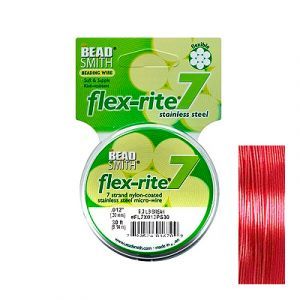 Ювелирный тросик flex-rite 7 STRAND 0.018 RED