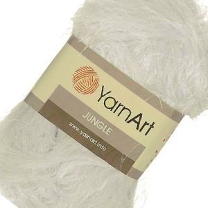 Пряжа Jungle YARNART 6, молочный