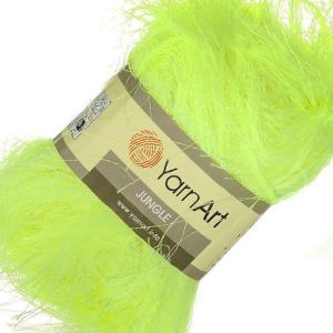 Пряжа Jungle YARNART 25, жёлтый неон