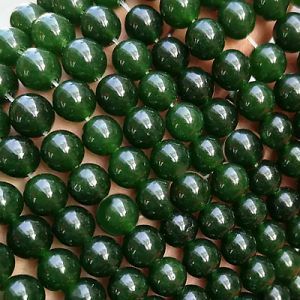 Бусины из камня на нити 8 мм, тёмно-зелёный, Dyed Color High Quality Chalcedony Бусины из камня на нити 8 мм, тёмно-зелёный, Dyed Color High Quality Chalcedony