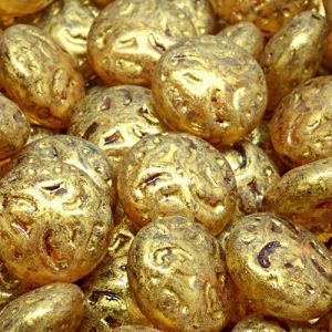 Бусины Lentil Beads with Ornaments 00030-65322 Бусины Lentil Beads with Ornaments 00030-65322