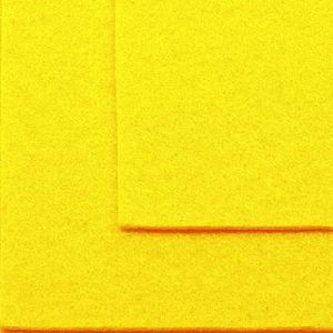 Фетр мягкий IDEAL 1 мм, 643 жёлтый