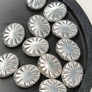 Flat Oval Beads 00030-27003, 14х12 мм
