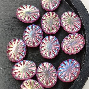 Flat Oval Beads 00030-28703-54321, 14х12 мм