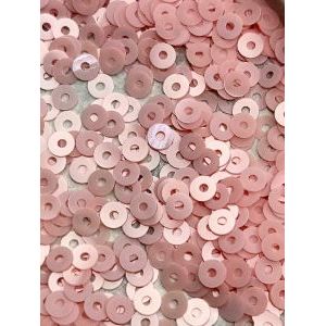 Пайетки плоские 3344, Rosa beby 4 мм