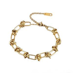 Цепочка для браслета, 16 + 5 см, золото 18k