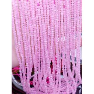 Бусины из камня на нити, кварц, 2-3 мм, гранёные