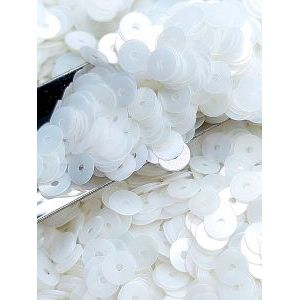 Пайетки плоские 0102, Ivory Irise 3 мм