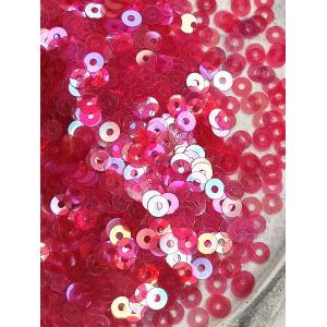 Пайетки плоские 0132 Fucsia 4 мм