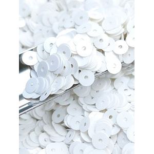 Пайетки плоские 1004, Bianco Ghiaccio 4 мм