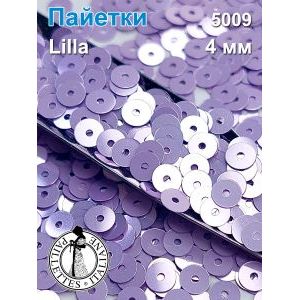 Пайетки плоские 5009 Lilla Metal (M2) 4 мм