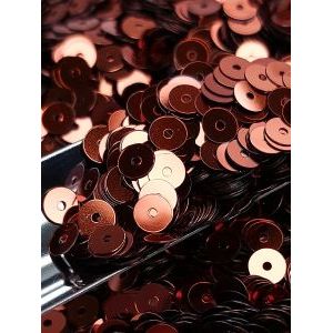 Пайетки плоские 8179, Bronzo Scuro 3 мм