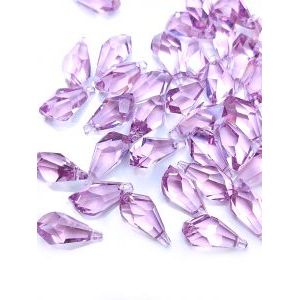 Подвеска Swarovski Polygon Drop 17х8 мм, сиреневый Amethyst Подвеска Swarovski Polygon Drop 17х8 мм, сиреневый Amethyst