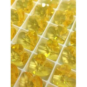 Подвеска Swarovski Сердечко Light Topaz (14,4х14 мм)